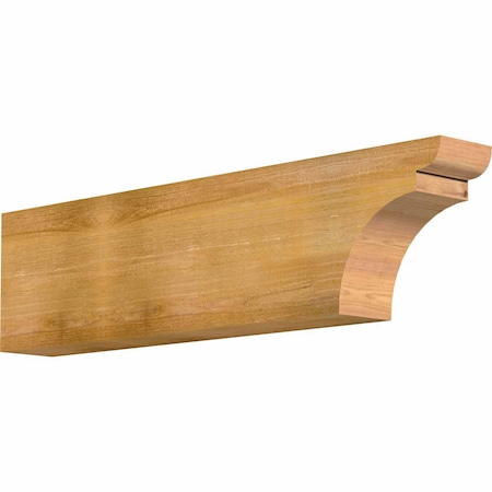 Ekena Millwork Yorktown Rough Sawn Rafter Tail, Western Red Cedar, 6"W x 12"H x 48"L RFT06X12X48YOR00RWR